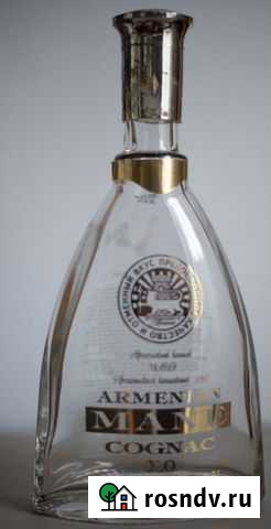 Бутылка пустая коньяк армянский манэ Москва - изображение 1