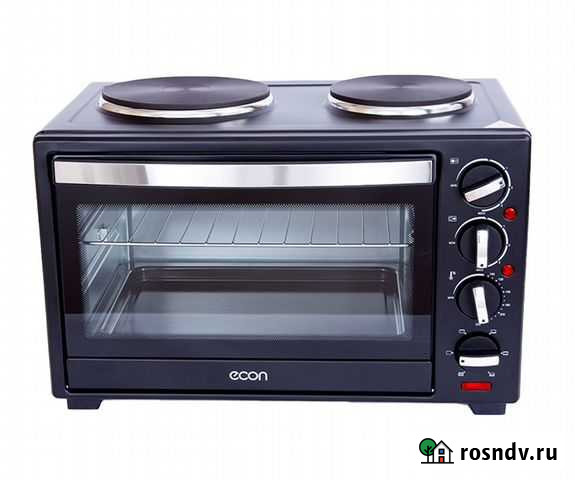 Плита с духовкой Econ ECO-3222MO (чёрный 32л) Уфа - изображение 1