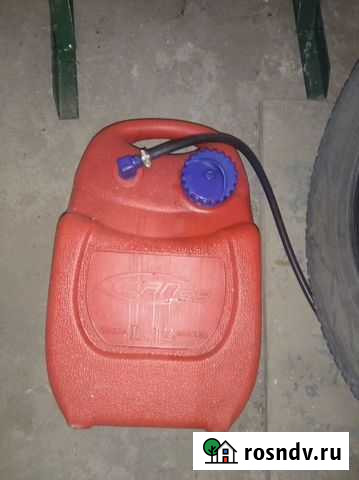 Бак для бензина 12 литров с грушей и шлангом Астрахань - изображение 1