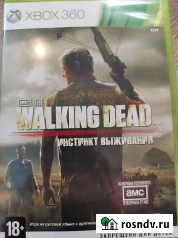 The walking Dead инстинкт выживая xbox 360 Петропавловск-Камчатский - изображение 1