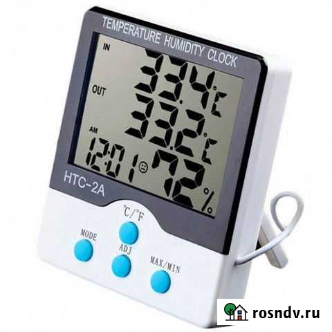Метеостанция HTC-2A термометр, часы, гигрометр Рязань - изображение 1