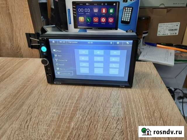 Новая 2din магнитола 187 bluetooth гарантия Барнаул - изображение 1