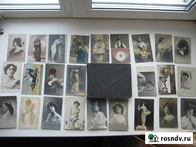 Старинный женский альбом с открытками. Дамы Муром - изображение 1