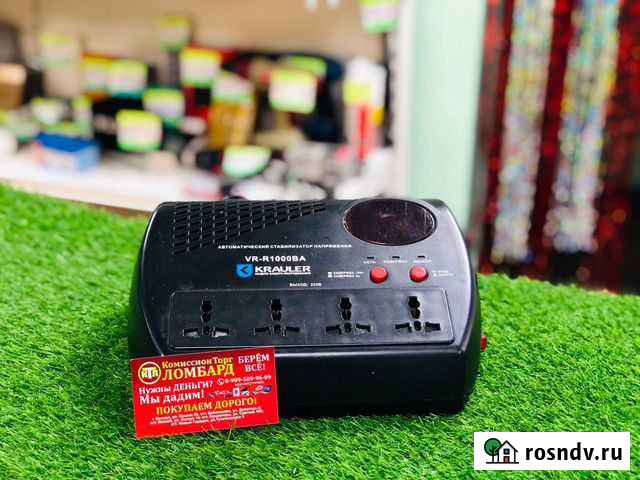 Стабилизатор напряжения Krauler VR-R1000ва Белово - изображение 1