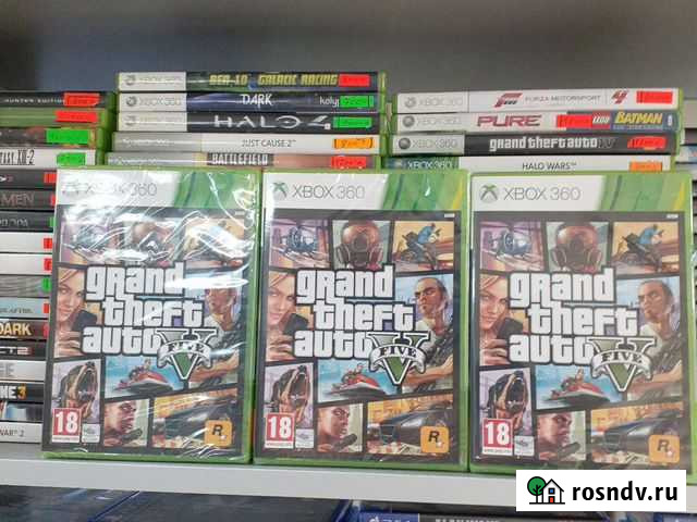 Gta 5 xbox 360 новые/магазин Арбат Энгельс - изображение 1