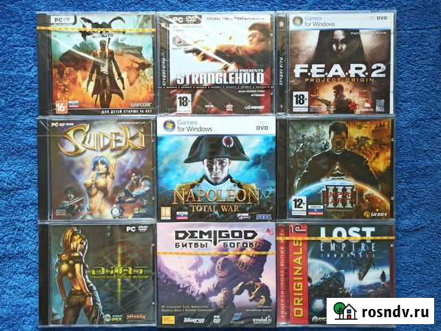 Игры CD диски для PC лицензионные, запечатанные Омск - изображение 1