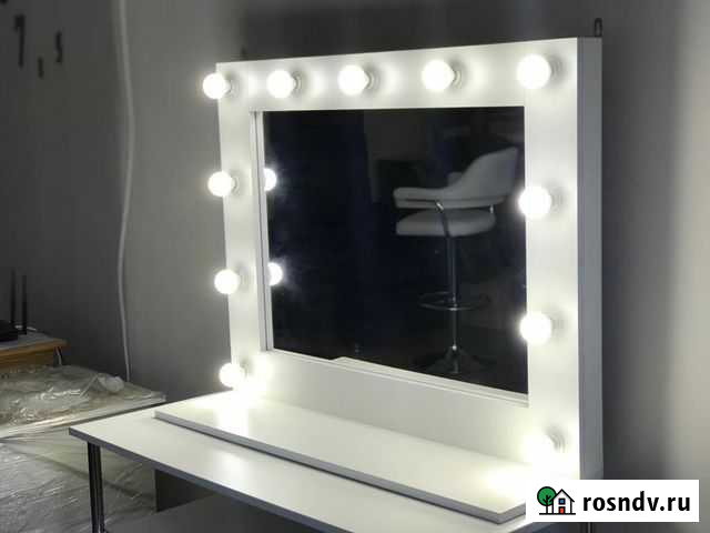 Зеркало гримерное навесное с полкой Киров - изображение 1