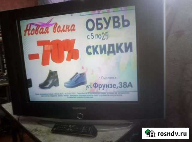 Телевизор. samsung-72 слим Рославль - изображение 1
