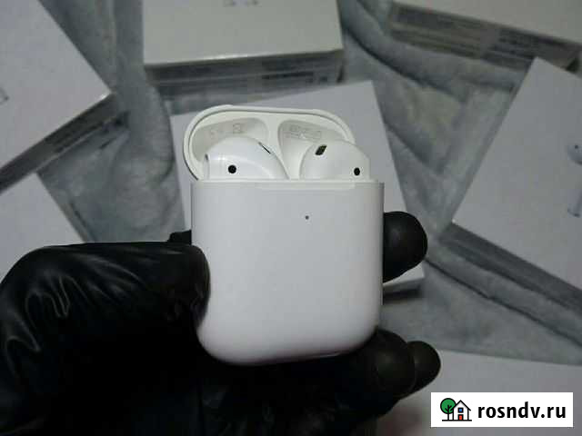 AirPods 2 lux + гарантия Киров - изображение 1