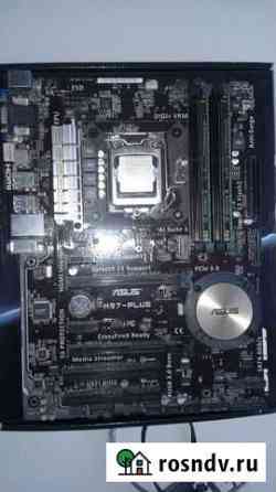 Материнская плата в сборе asus H97-plus Томск