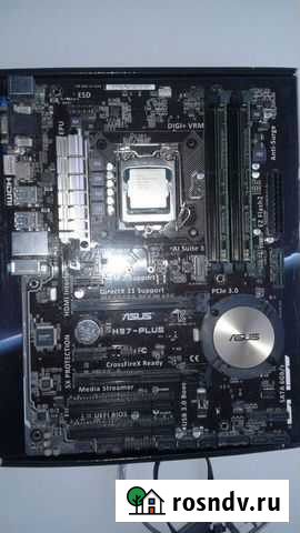 Материнская плата в сборе asus H97-plus Томск - изображение 1
