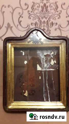 Старинный фигурный киот под икону Заволжье - изображение 1