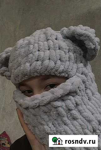 Вяжу на заказ балаклаву с ушками за 1 день Йошкар-Ола - изображение 1