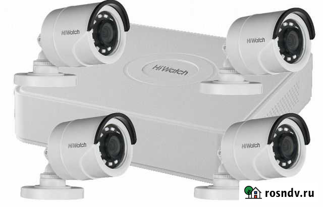 Видеонаблюдение на 4 камеры (HD-TVI) Саранск - изображение 1