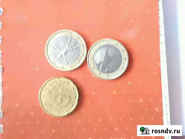 Монеты евро и центы на обмен Иваново - изображение 1