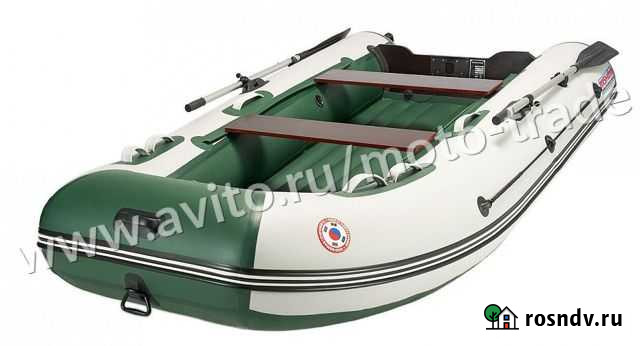 Лодка mishimo lite DF 370 Светло-серо - зеленый Ханты-Мансийск - изображение 1