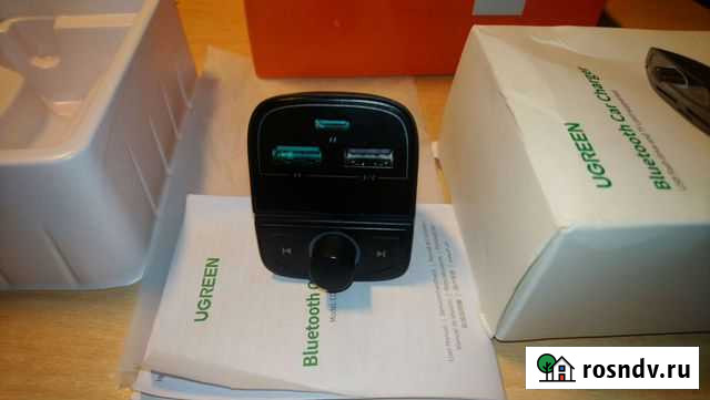 Высококачественный FM bluetooth трансмиттер ugreen Саранск - изображение 1