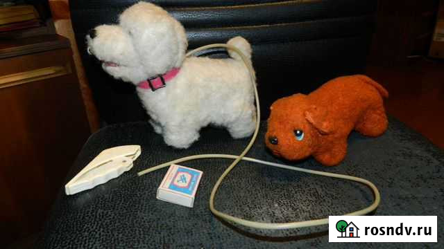 Игрушки-собачки из СССР заводная и на поводке Пермь - изображение 1