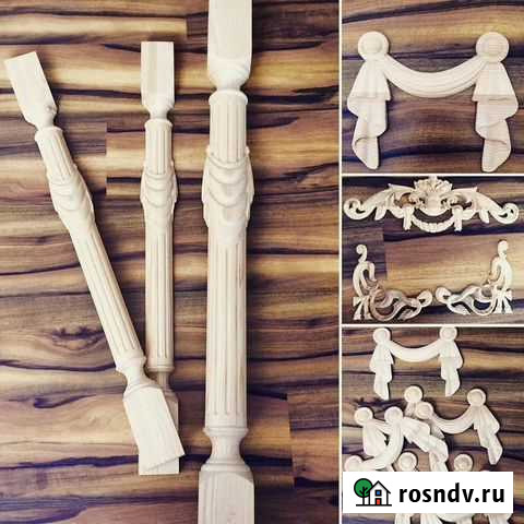 Комплект токарных балясин для лестницы Симферополь - изображение 1