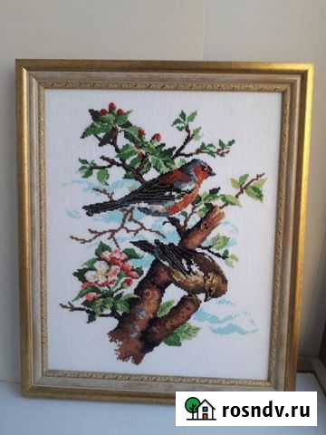 Вышивка крестом картина. Ручная работа Кострома - изображение 1