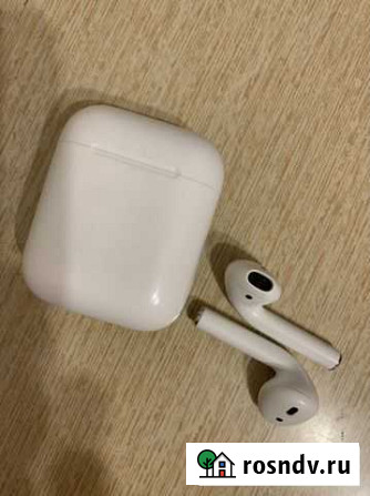 Беспроводные наушники apple airpods оригинал бу Петропавловск-Камчатский - изображение 1