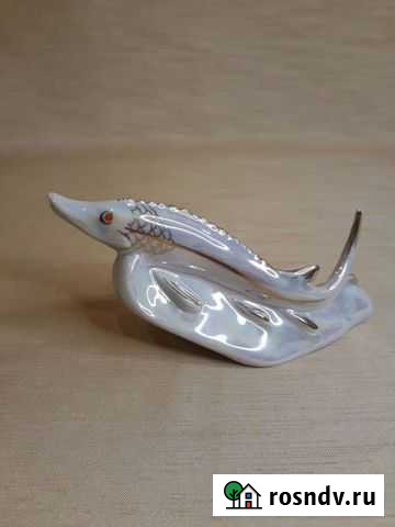 Фарфоровая статуэтка Осётр Серпухов - изображение 1