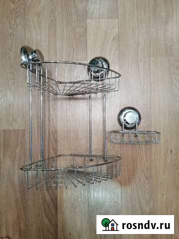 Полка и мыльница для душа на присосках Кемерово - изображение 1