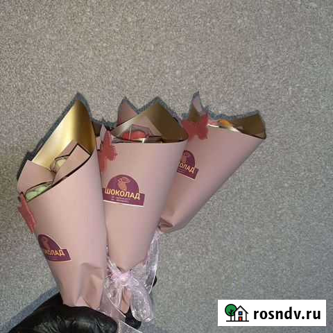 Шоколадный мини букеты-комплимент из 5 роз Кемерово - изображение 1