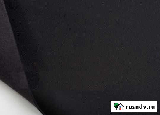 Экокожа Наппа (Nappa) на микрофибре, цвет черный Пенза - изображение 1