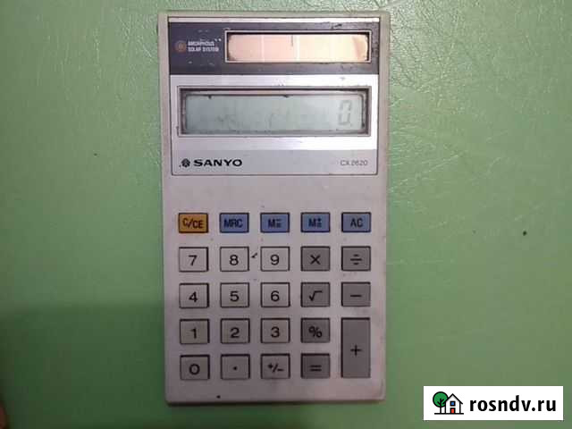 Ретро калькулятор sanyo (Япония) Воронеж - изображение 1