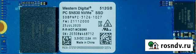Ssd m2 NvME 512gb Western Digital Александров - изображение 1