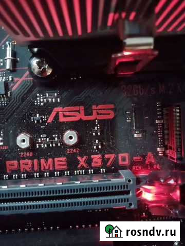 Материнская плата x370 Новосибирск - изображение 1