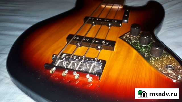 Бас гитара Harley Benton Jazz Bass безладовый новы Ростов-на-Дону - изображение 1
