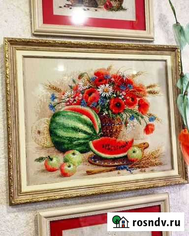 Картина вышивка крестиком Рассказово - изображение 1