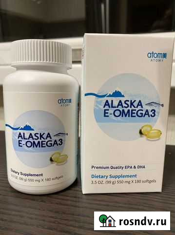 Омега 3 Atomy 180 капсул на 3 месяца Москва - изображение 1