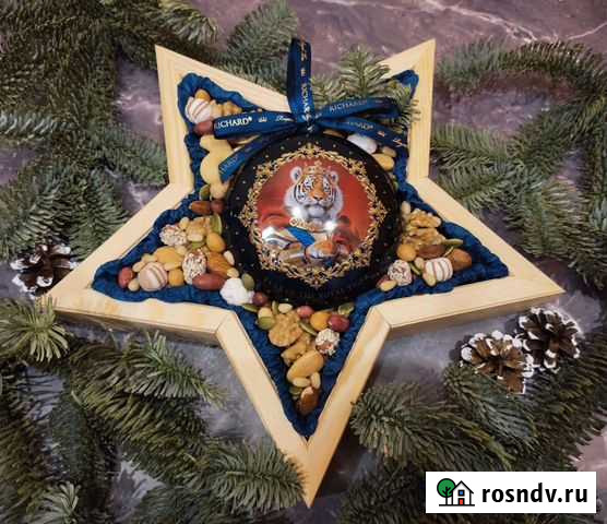 Бокс звезда с орехами и чаем (в наличии) Петрозаводск - изображение 1