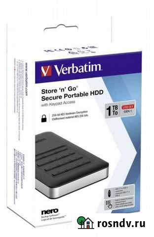 Жесткий диск Verbatim HDD 1TB Калининград - изображение 1