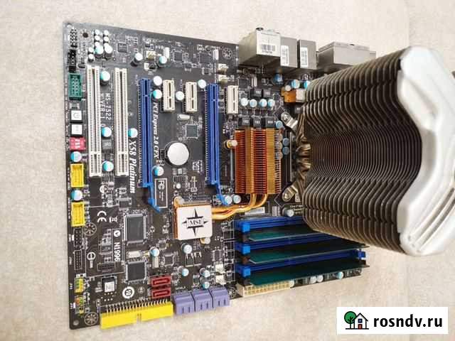 Комплект MSI lga1366 + i7-920 + 6GB Казань - изображение 1