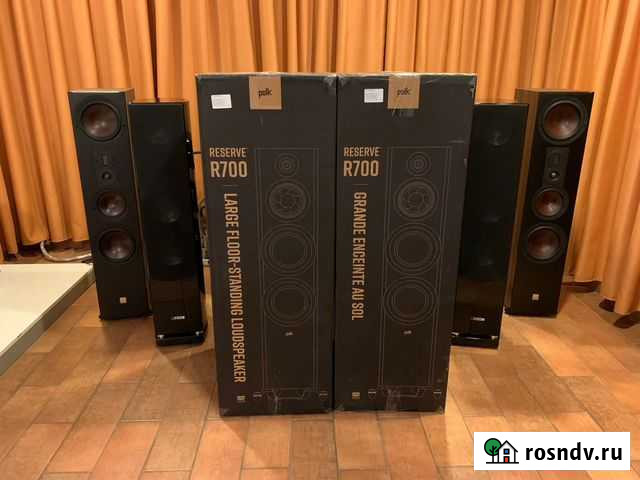 Акустика Polk Audio Reserve R700 black Запечатаны Магнитогорск - изображение 1