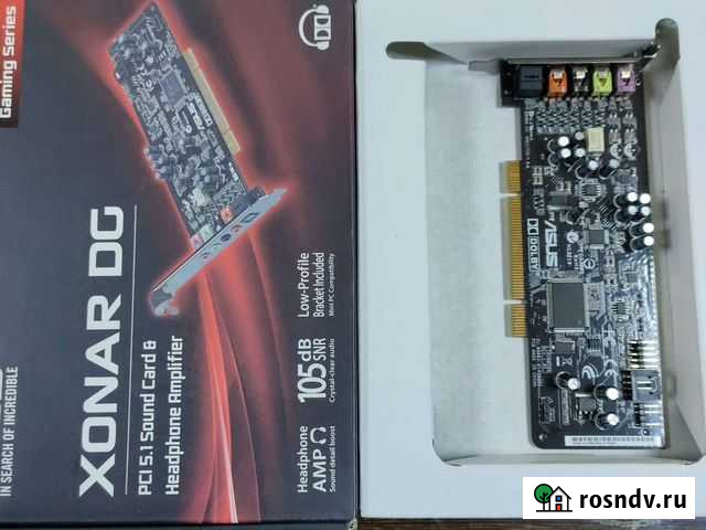 Звуковая карта asus xonar DG 5.1 Иркутск - изображение 1