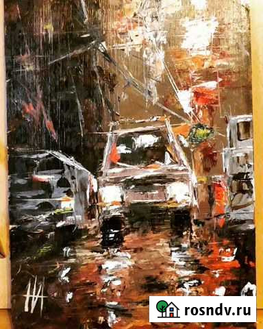 Авторская картина маслом Челябинск - изображение 1