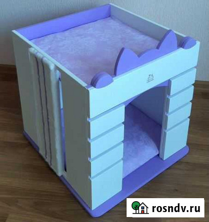 Домик для кошки с когтеточкой Липецк - изображение 1
