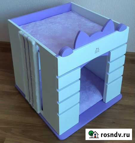 Домик для кошки с когтеточкой Липецк - изображение 1