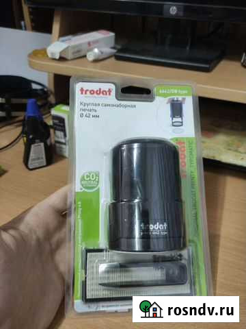 Круглая самонаборная печать Астрахань - изображение 1