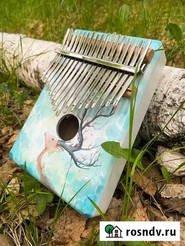 Калимба 17 нот Олень сакура, новая в упаковке Челябинск - изображение 1