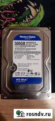 Жесткие диски Toshiba 500Gb\WD blue 500Gb Санкт-Петербург - изображение 1