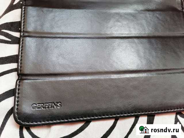 Чехол для планшета натуральная кожа черная Екатеринбург - изображение 1