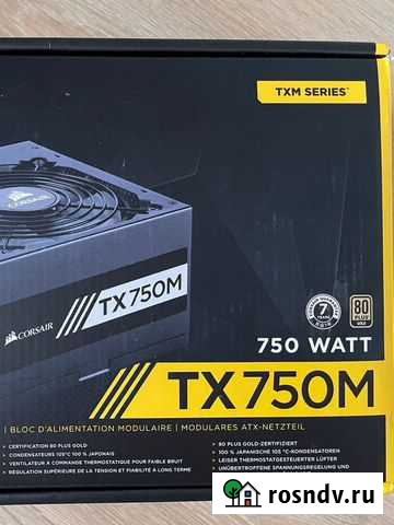Блок питания Corsair тx750M 750W Пермь - изображение 1