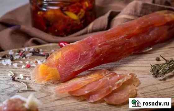 Домашняя колбаса из конины и курицы Тюмень