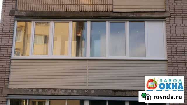 Балкон с отделкой под ключ 4500*2350 Омск - изображение 1